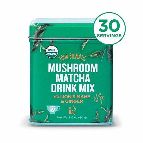 FOUR SIGMATIC Four Sigmatic Mushroom Matcha, Lion's Mane & Ginger, 2.12oz.