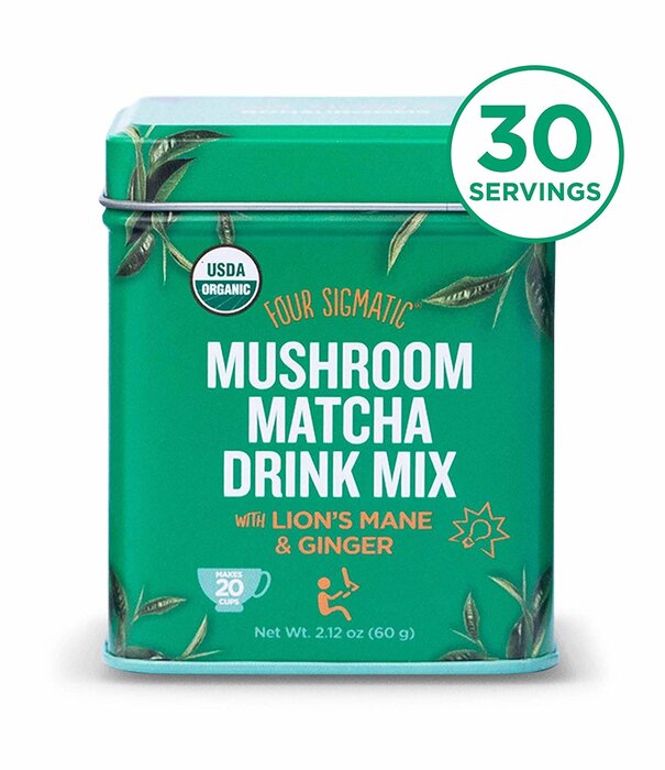 FOUR SIGMATIC Four Sigmatic Mushroom Matcha, Lion's Mane & Ginger, 2.12oz.