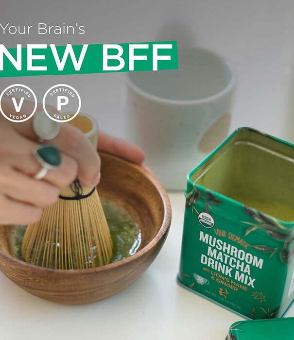 FOUR SIGMATIC Four Sigmatic Mushroom Matcha, Lion's Mane & Ginger, 2.12oz.