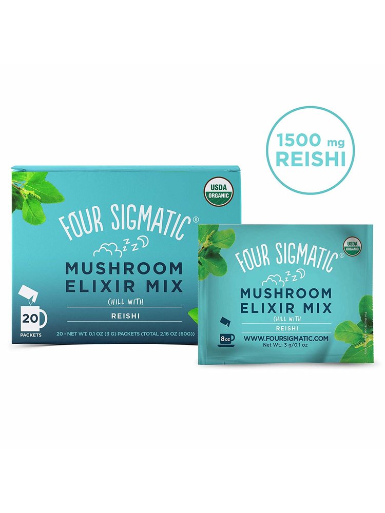 Four Sigmatic Reishi Mushroom Elixir, Organic, 20ct Nuts 'n Berries