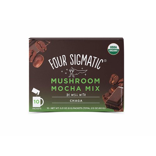 FOUR SIGMATIC Four Sig Mushroom Coffee, Chaga, Mocha, 10ct. FOUR SIGMATIC Four Sig Mushroom Coffee, Chaga, Mocha, 10ct.