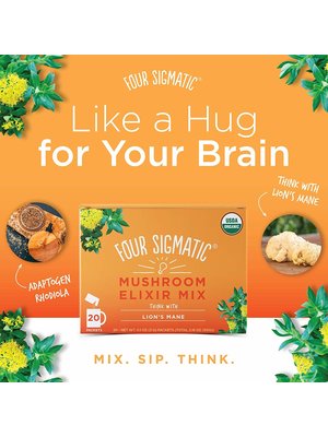 FOUR SIGMATIC Four Sig Mush Elixir, Lion's Mane, THINK, Org, 20ct.