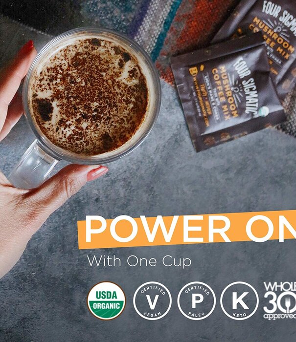 FOUR SIGMATIC Four Sigmatic Mushroom Coffee Mix, Lion's Mane, THINK, Org, 10ct - T