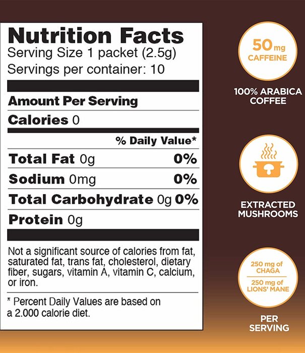 FOUR SIGMATIC Four Sigmatic Mushroom Coffee Mix, Lion's Mane, THINK, Org, 10ct - T