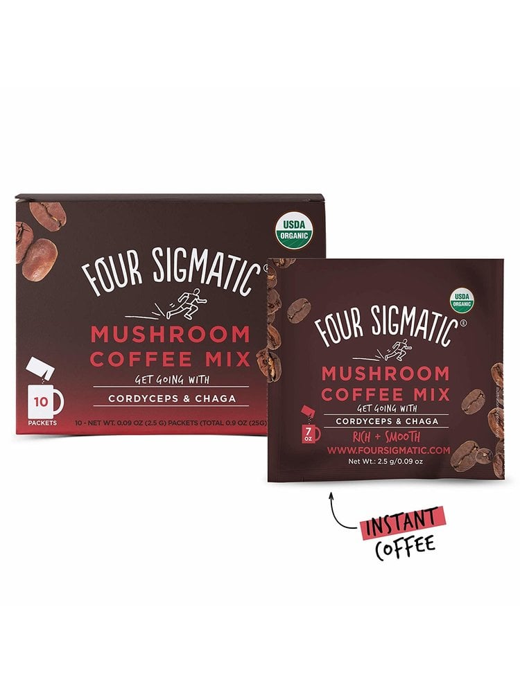 FOUR SIGMATIC Four Sigmatic Mushroom Coffee Mix, Chaga, DEFEND, Org, 10ct