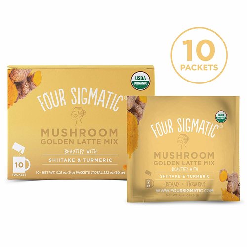 FOUR SIGMATIC Four Sig Golden Latte, Turkey Tail, DEFEND, Org, 10ct. FOUR SIGMATIC Four Sig Golden Latte, Turkey Tail, DEFEND, Org, 10ct.