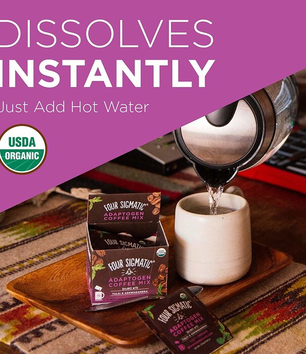 FOUR SIGMATIC Four Sigmatic Mushroom Coffee,  Ashwagandha, BALANCE, Org, 10ct -T