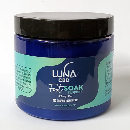 LUNA CBD Luna Foot Soak 400mg, 16oz LUNA CBD Luna Foot Soak 400mg, 16oz