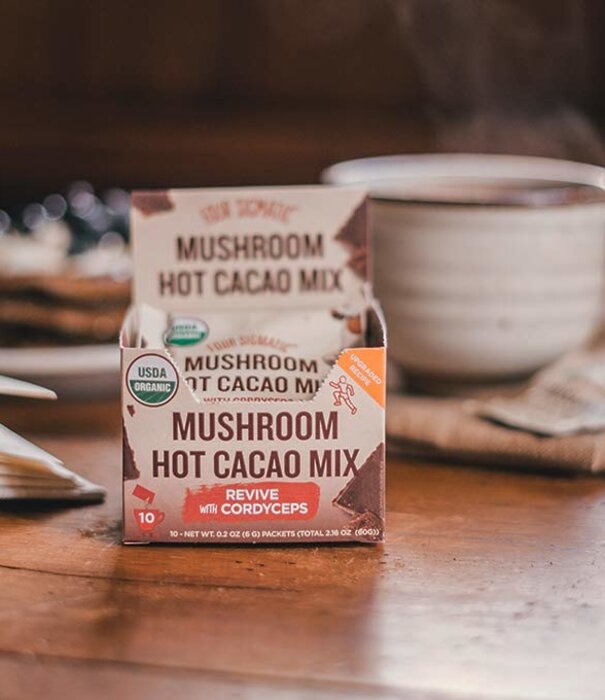 FOUR SIGMATIC Four Sig Mush Cacao Mix, Cordyceps, BOOST, 10ct.