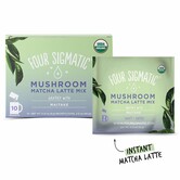 Four Sigmatic Mushroom Matcha Latte Mix, Lion's Mane, THINK, 10ct.