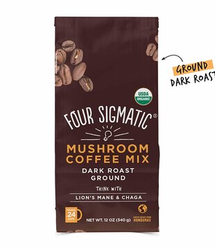 Four Sigmatic Mushroom Coffee, THINK, Lion's Mane, Ground, 12oz.