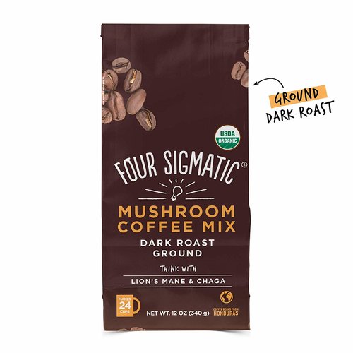 FOUR SIGMATIC Four Sigmatic Mushroom Coffee, THINK, Lion's Mane, Ground, 12oz.