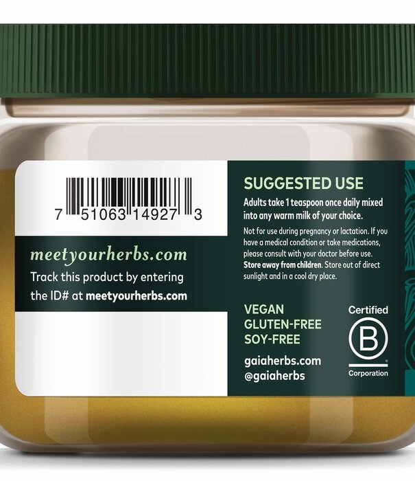 GAIA HERBS Gaia Golden Milk, 4.3oz.