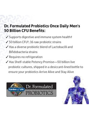 Garden of Life GoL Dr. Formulated Probiotics Once Daily Men's, 30cp