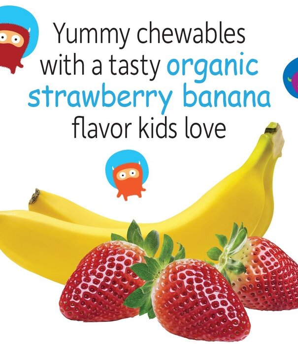 Garden of Life GoL Dr. Formulated Probiotics Organic Kids, Straw/Ban, SS, 30ch