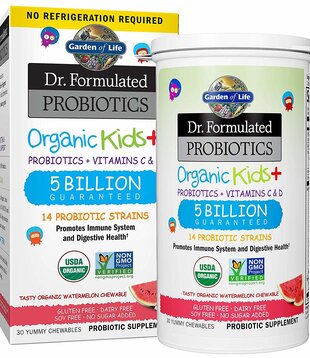 GoL Dr. Formulated Probiotics Organic Kids, Watermelon, SS, 30ch