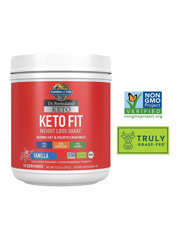 Gol Dr Formulated Keto Fit Shake Vanilla 12 52oz Nuts N