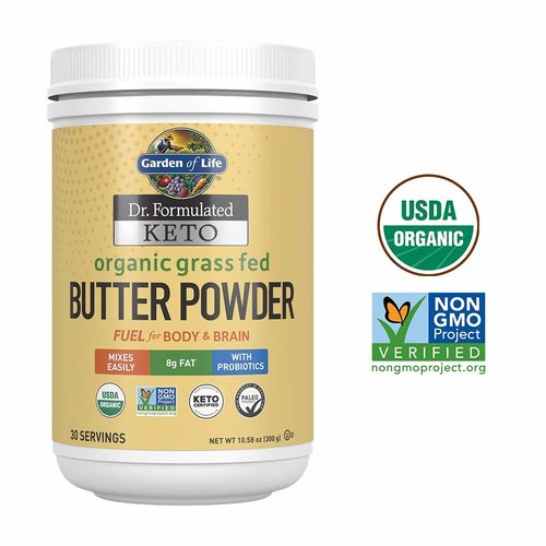 Garden of Life GoL Dr. Formulated Keto Org. Grass Fed Butter Powder, 10.58oz. Garden of Life GoL Dr. Formulated Keto Org. Grass Fed Butter Powder, 10.58oz.