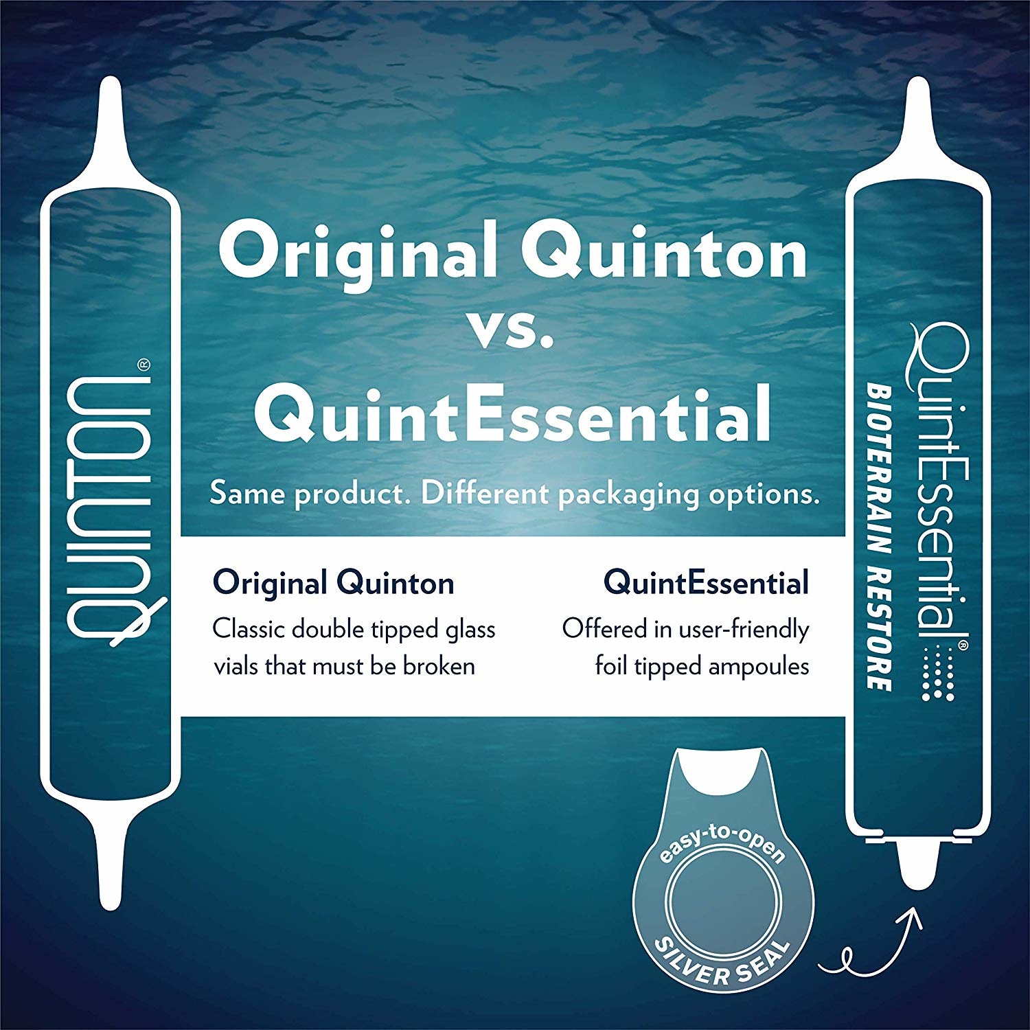 Quinton Hypertonic Solution - Filtered Sea Water Hydration - 30