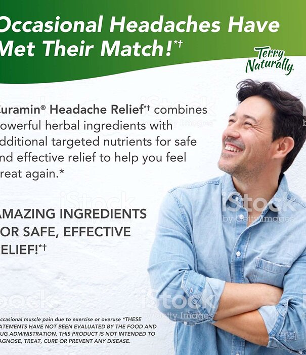 TERRY NATURALLY Terry Naturally Curamin Headache Relief, 21t