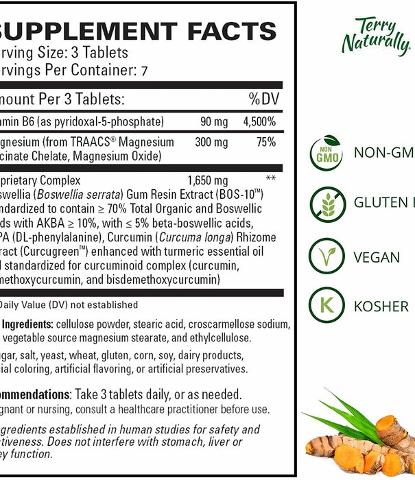 TERRY NATURALLY Terry Naturally Curamin Headache Relief, 21t