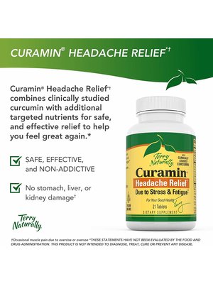 TERRY NATURALLY Terry Naturally Curamin Headache Relief, 21t.