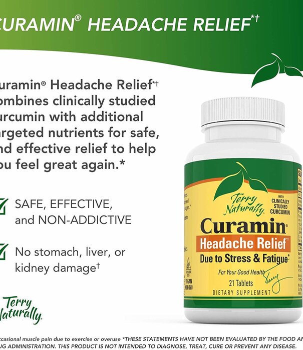 TERRY NATURALLY Terry Naturally Curamin Headache Relief, 21t