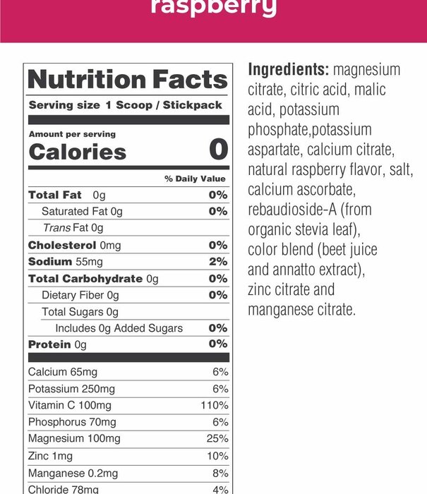 Ultima Replenisher Ultima Raspberry Canister, 90 servings