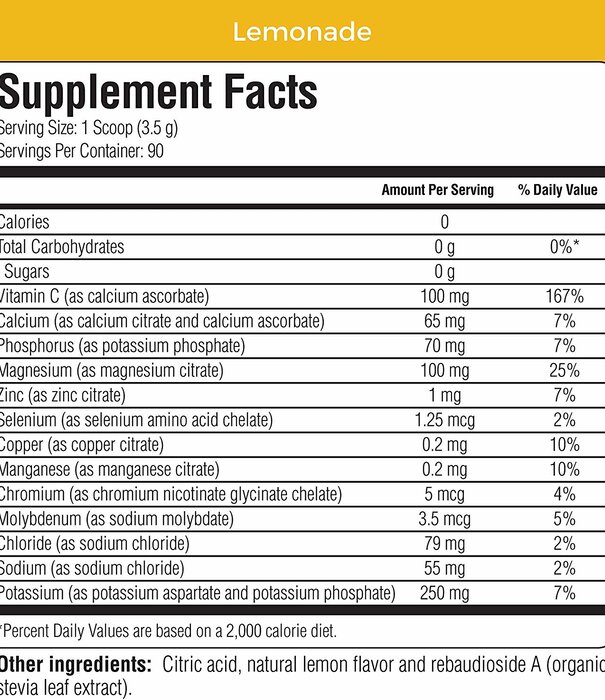 Ultima Replenisher Ultima Electrolytes, Lemonade, 20ct., 2.6oz.