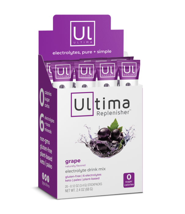 Ultima Replenisher Ultima Electrolytes, Grape, 20ct., 2.5oz.