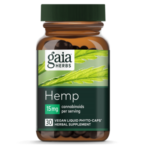 GAIA HERBS Gaia Hemp Full Spectrum Extract 15mg, 30cp GAIA HERBS Gaia Hemp Full Spectrum Extract 15mg, 30cp
