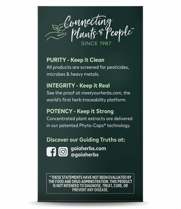 GAIA HERBS Gaia Calm ASAP, 60ct