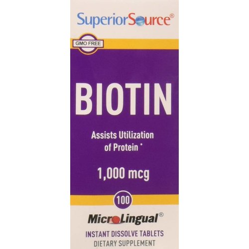 Superior Source Superior Source Biotin 1000mcg, 100ct