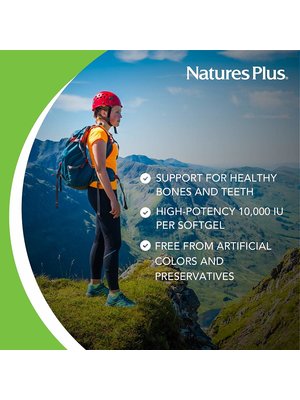 NATURE'S PLUS Nature's Plus Vitamin D3 10,000IU, 60sg.