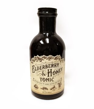 Roots and Leaves Elderberry & Honey Tonic, 17oz.