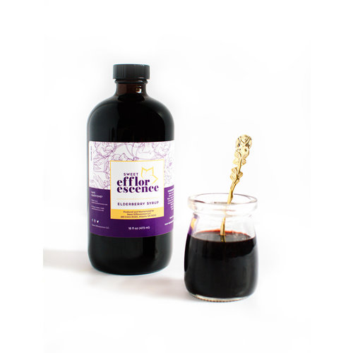 Sweet Efflorescence LLC Sweet Efflorescence Elderberry Syrup, 16oz. Sweet Efflorescence LLC Sweet Efflorescence Elderberry Syrup, 16oz.