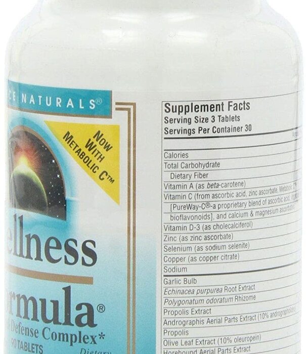 Source Naturals Wellness Formula, 90t