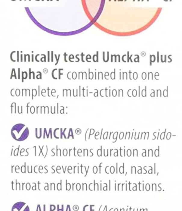 Nature's Way Umcka Cold + Flu Chewables, 20t