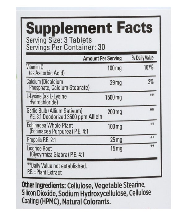 Quantum Health Super Lysine, 90t.