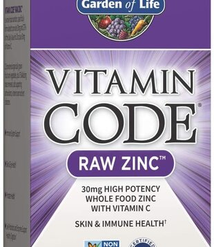 GoL Vitamin Code Raw Zinc, 60cp