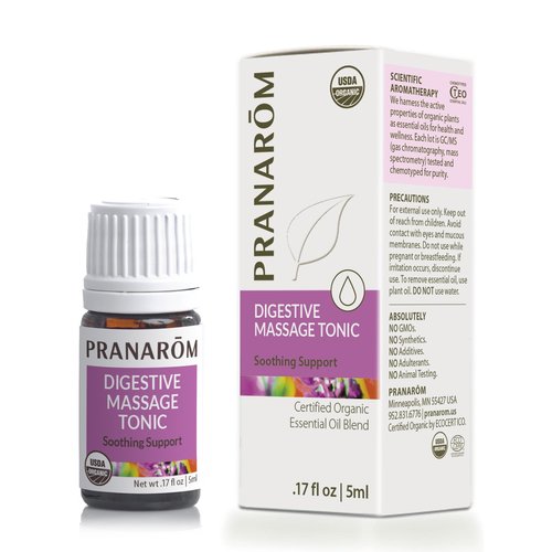 PRANAROM Pranarom Organic Digestive Massage Tonic Essential Oil Blend, 5ml PRANAROM Pranarom Organic Digestive Massage Tonic Essential Oil Blend, 5ml