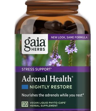 Gaia Adrenal Health Nightly Restore, 120cp