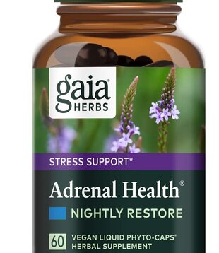 Gaia Adrenal Health Nightly Restore, 60cp