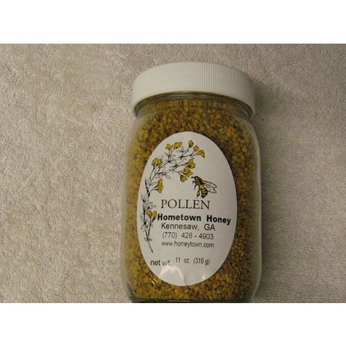 Hometown Honey Hometown Honey Bee Pollen Pint Jar, 10oz. Hometown Honey Hometown Honey Bee Pollen Pint Jar, 10oz.