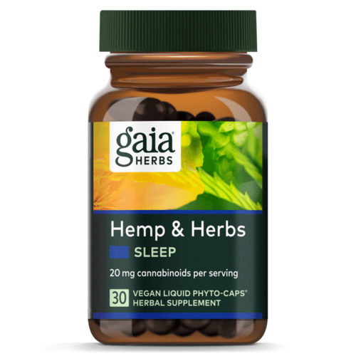 GAIA HERBS Gaia Hemp & Herbs Sleep, 30cp GAIA HERBS Gaia Hemp & Herbs Sleep, 30cp