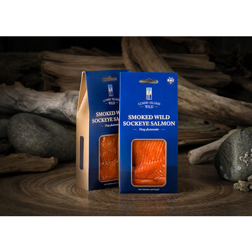 Lummi Lummi Island Smoked Wild Sockeye, 4oz. Lummi Lummi Island Smoked Wild Sockeye, 4oz.