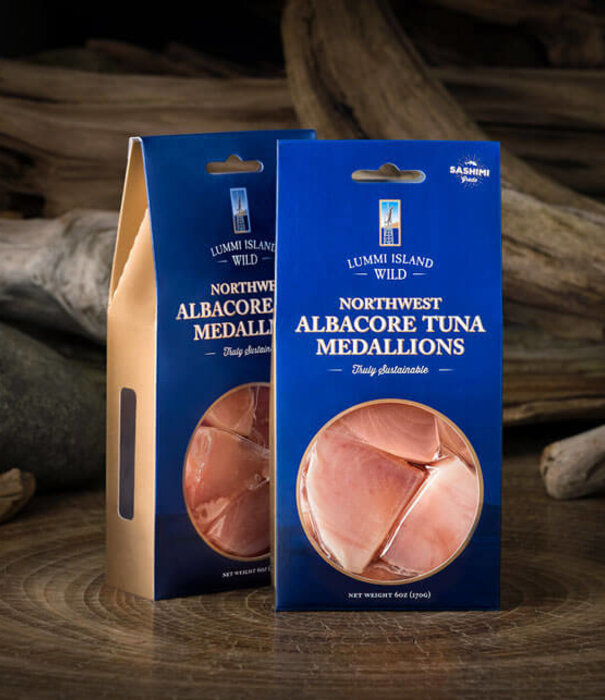 Lummi Lummi Island Northwest Albacore Tuna Medallions, 6oz.