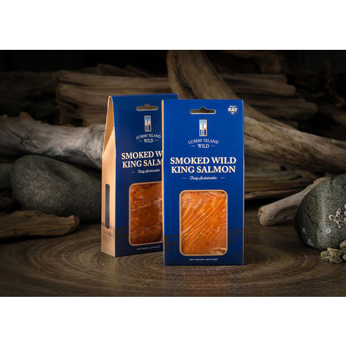 Lummi Lummi Island Wild Smoked Wild King Salmon, 4oz. Lummi Lummi Island Wild Smoked Wild King Salmon, 4oz.