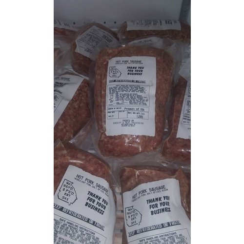 WAUKA MEADOWS FARM Wauka Meadows Organic Hot Sausage, 1lb. WAUKA MEADOWS FARM Wauka Meadows Organic Hot Sausage, 1lb.