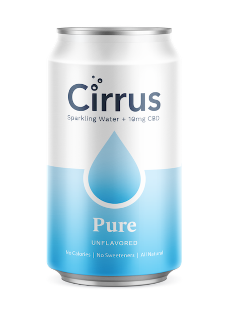 Cirrus Sparkling CBD Water, Pure, 12oz. - Nuts \u0026#39;n Berries ...